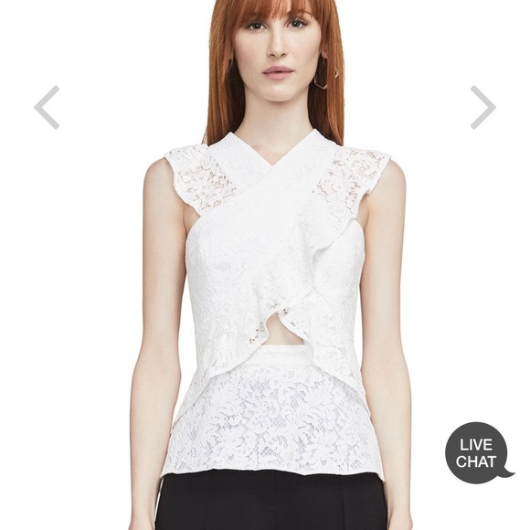 BCBGMaxAzria Tops - New with tags BCBG lace shirt. BCBGMaxAzria Tops - New with tags BCBG lace shirt.